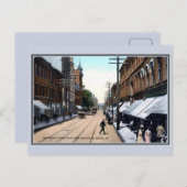 ヴィンテージ1890sバーリントン通りハリファックスNS ポストカード (正面/裏面)