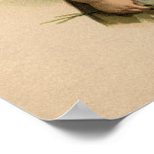 ヴィンテージ1891年9月の美しい子供のスケッチ ポスター (角)