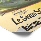 ヴィンテージ1893洗濯石鹸広告 ポスター (角)