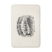 ヴィンテージ1894年ビクトリアン鯨油石鹸 バスマット (正面縦)