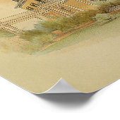 ヴィンテージ1895ハ芸術的ウス絵画ズカラープリント ポスター (角)