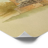 ヴィンテージ1895ハ芸術的ウス絵画ズカラープリント ポスター (角)