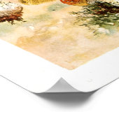 ヴィンテージ1895マッシュルームレッドイエローアートプリント ポスター (角)