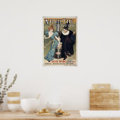 ヴィンテージ1896アールヌーボーアッシンザパリジェンヌ ポスター (キッチン)