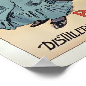 ヴィンテージ1896アールヌーボーアッシンザパリジェンヌ ポスター (角)