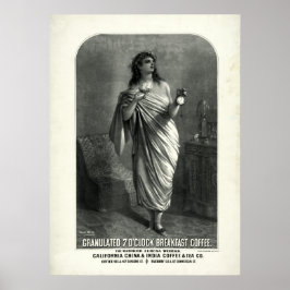 ヴィンテージ1896コーヒー広告 ポスター