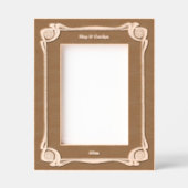 ヴィンテージ1898アールデコまたはアールヌーボー レーザー彫刻フレーム (正面)