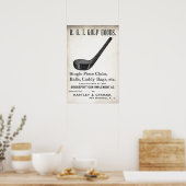 ヴィンテージ1898ゴルフ広告 – プリント (キッチン)