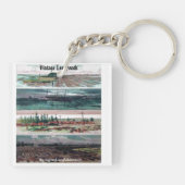 「ヴィンテージ1899 Lumbering-Harper's Cover」 キーホルダー (裏面)