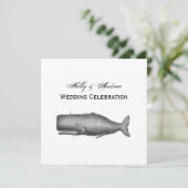 ヴィンテージ19センチュリークジラスケッチ 招待状 (スタンド正面)