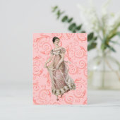 ヴィンテージ19世紀の女性 ポストカード (スタンド正面)