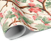 ヴィンテージ19世紀の花柄 ラッピングペーパー (ロールコーナー)