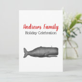 ヴィンテージ19世紀型鯨#1 N 招待状 (スタンド正面)