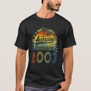 ヴィンテージ19歳2003年2月デコレーション19t tシャツ