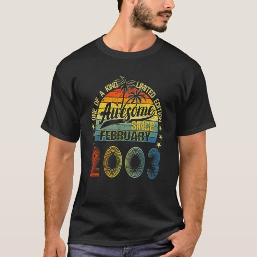 ヴィンテージ19歳2003年2月デコレーション19t tシャツ (正面)