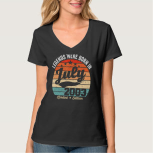 ヴィンテージ19誕生日レジェンドは7生まれ月20日だった Tシャツ