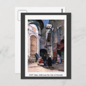 ヴィンテージ1900カイロエジプトセビールズワイラ近く ポストカード (正面/裏面)