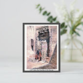 ヴィンテージ1900カイロエジプトハーレムの守護者 ポストカード (スタンド正面)