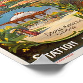 ヴィンテージ1900サンサルバドール旅行ポスター ポスター (角)