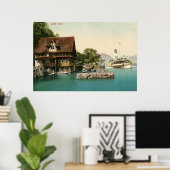 ヴィンテージ1900トレブとルツェルン湖 ポスター (ホームオフィス)