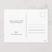 ヴィンテージ1900年代かわいい子どものクリスマス シーズンポストカード (裏面)