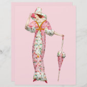 ヴィンテージ1900年代の傘の持ち主 (正面/裏面)