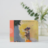 ヴィンテージ1900年代イラストレーション:海によって ポストカード (スタンド正面)