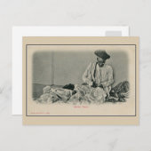 ヴィンテージ1900年代インドのヒンドゥー教のテーラー ポストカード (正面/裏面)