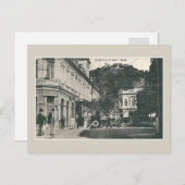 ヴィンテージ1900年代サントス忙し通りシーンBrazil ポストカード (正面/裏面)