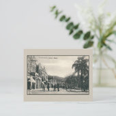 ヴィンテージ1900年代サントス通りシーンブラジル ポストカード (スタンド正面)