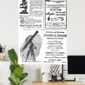 ヴィンテージ1900年代フルページ新聞広告 ポスター (ホームオフィス)