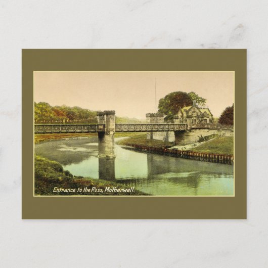 ヴィンテージ1900年代ロスへの入り口、マザーウェル ポストカード (正面)