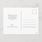 ヴィンテージ1900年代初めのクリスマスハッピーホリデー シーズンポストカード (裏面)