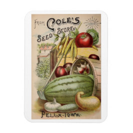 ヴィンテージ1900 Cole's Seed Store Ad マグネット
