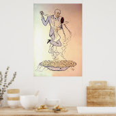 ヴィンテージ1900sタンゴ踊り ポスター (キッチン)