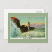 ヴィンテージ1900sハートルプールザ・ライトハウス ポストカード (正面/裏面)