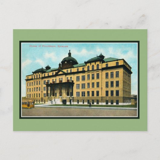 ヴィンテージ1900s摂政家,シラキュースNY ポストカード (正面)