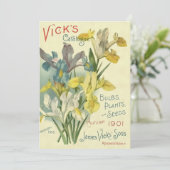 ヴィンテージ1901年Vickの種植物カタログ 招待状 (スタンド正面)