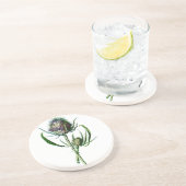 ヴィンテージ1902のスコットランド人のアザミの旧式な野生花 コースター (側面)