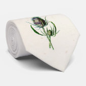 ヴィンテージ1902の古いスコットランドのアザミの野生花 ネクタイ (ロール)