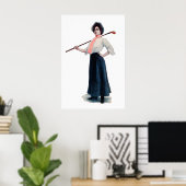 ヴィンテージ1902ゴルフプリント ポスター (ホームオフィス)