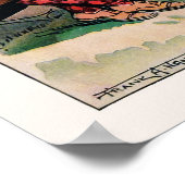 ヴィンテージ1902ゴルフプリント ポスター (角)