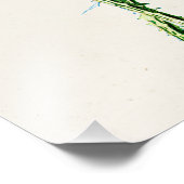 ヴィンテージ1902歳スコティッシュチスルワイルドフラワー フォトプリント            (角)