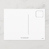 ヴィンテージ1903のイギリスのクリスマスの列車旅行広告 シーズンポストカード (裏面)