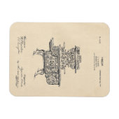 ヴィンテージ1903料理ストーブ特許 マグネット (横)