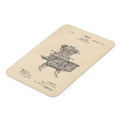 ヴィンテージ1903料理ストーブ特許 マグネット (左側)