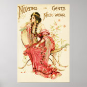 ヴィンテージ1904ネック衣服ノベルティトレードカード ポスター (正面)