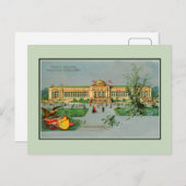 ヴィンテージ1904公式記念品セントルイスフェア ポストカード (正面/裏面)