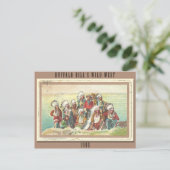 ヴィンテージ1905バッファロービルのワイルドウエストショー ポストカード (スタンド正面)