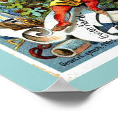 ヴィンテージ1905リトホフブラハウスミュンヘン ポスター (角)